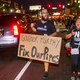 Advocates take to the street August 26, 2019, to protest about the water crisis outside the MTV Video Music Awards.
